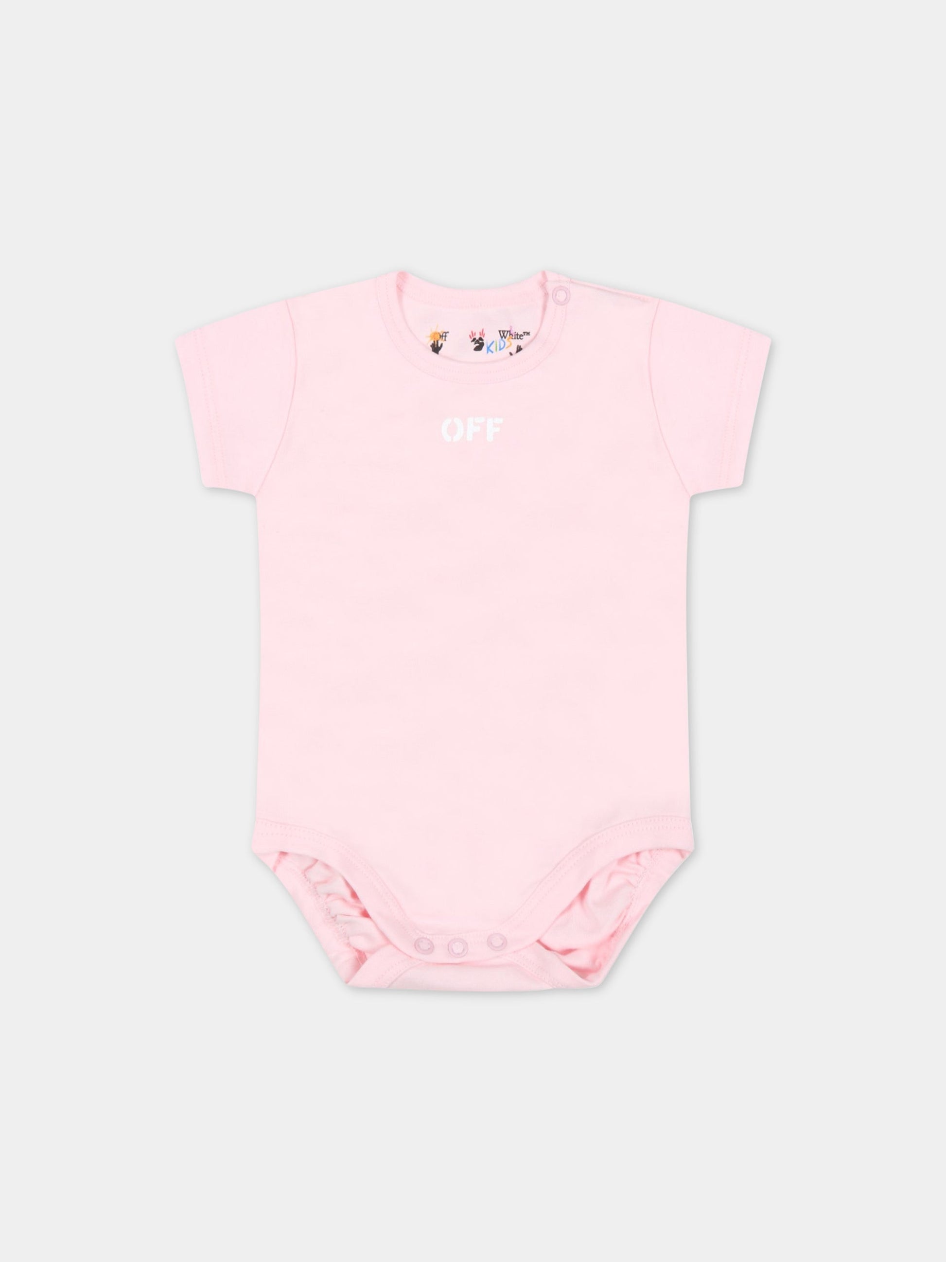 Set multicolor per neonata con logo,Off White,OGDD001S22JER001 8484