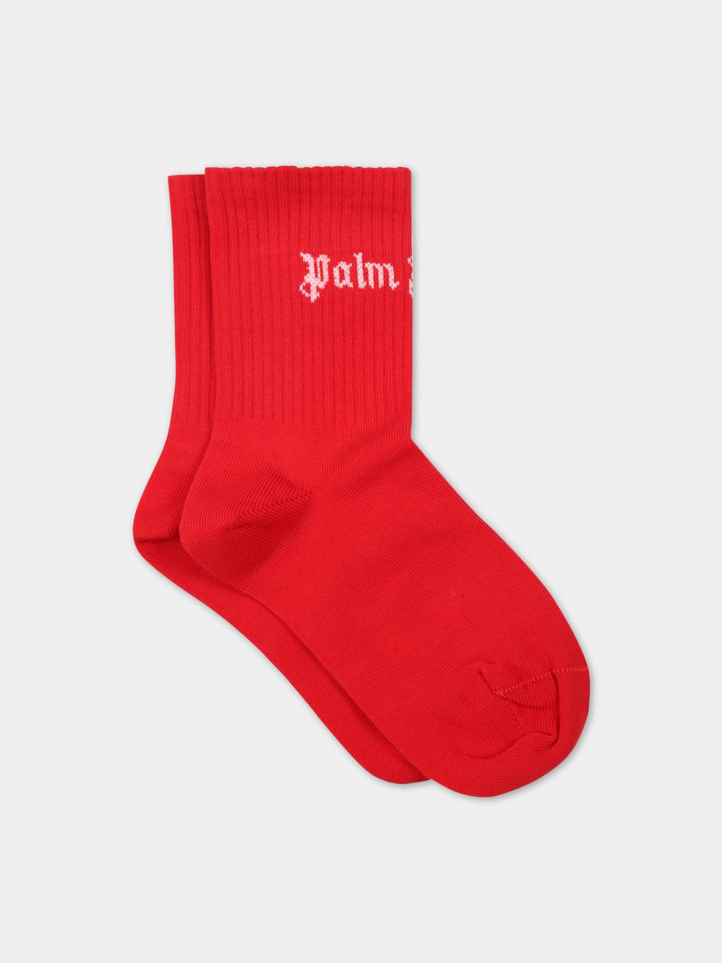 Calze rosse per bambini,Palm Angels,PGRA004S22KNI001 2501