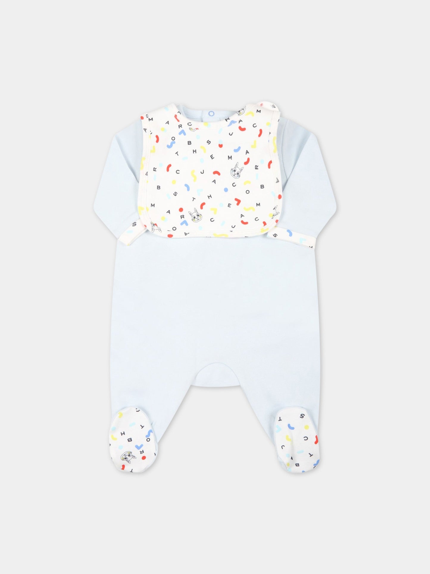 Set multicolor per neonato con logo,Little Marc Jacobs,W98141 791