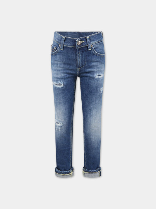 Jeans ''Ritchie'' celeste per bambino,Dondup Kids,DMPA170 0190 YD027 4020