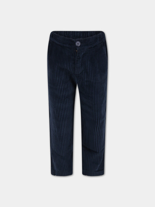 Pantalone blu per bambino,Le Petit Coco,LMPA039C JE197 4002