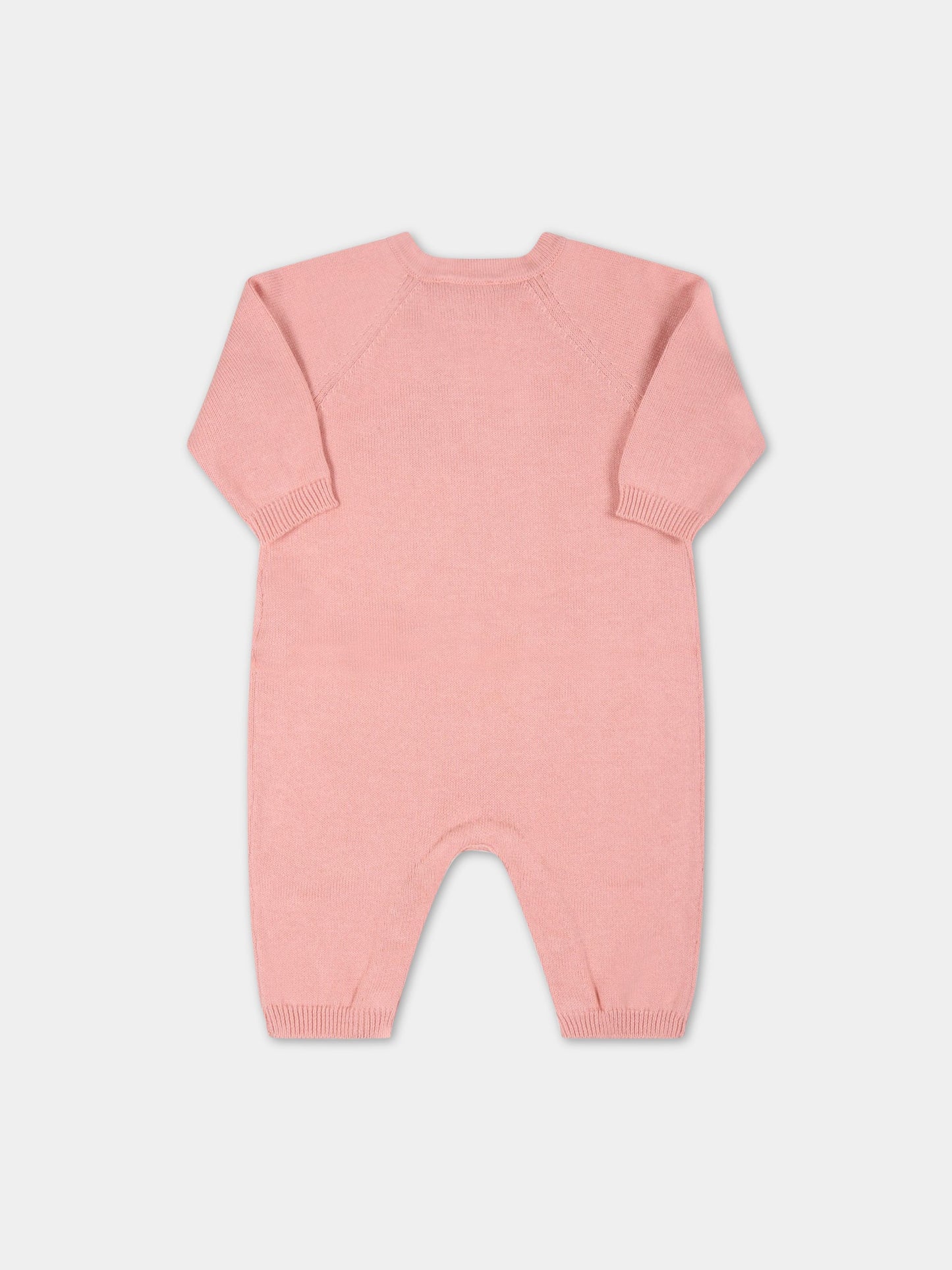 Tutina rosa per neonata con tigre,Kenzo Kids,K92028 493