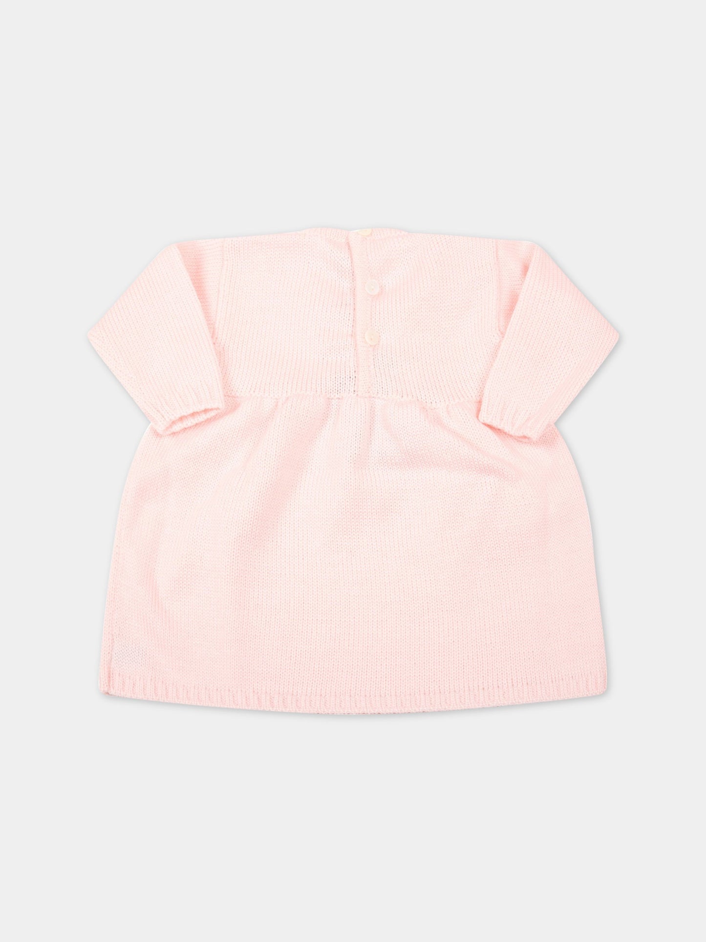 Vestito rosa per neonata,Little Bear,5006 CIPRIA