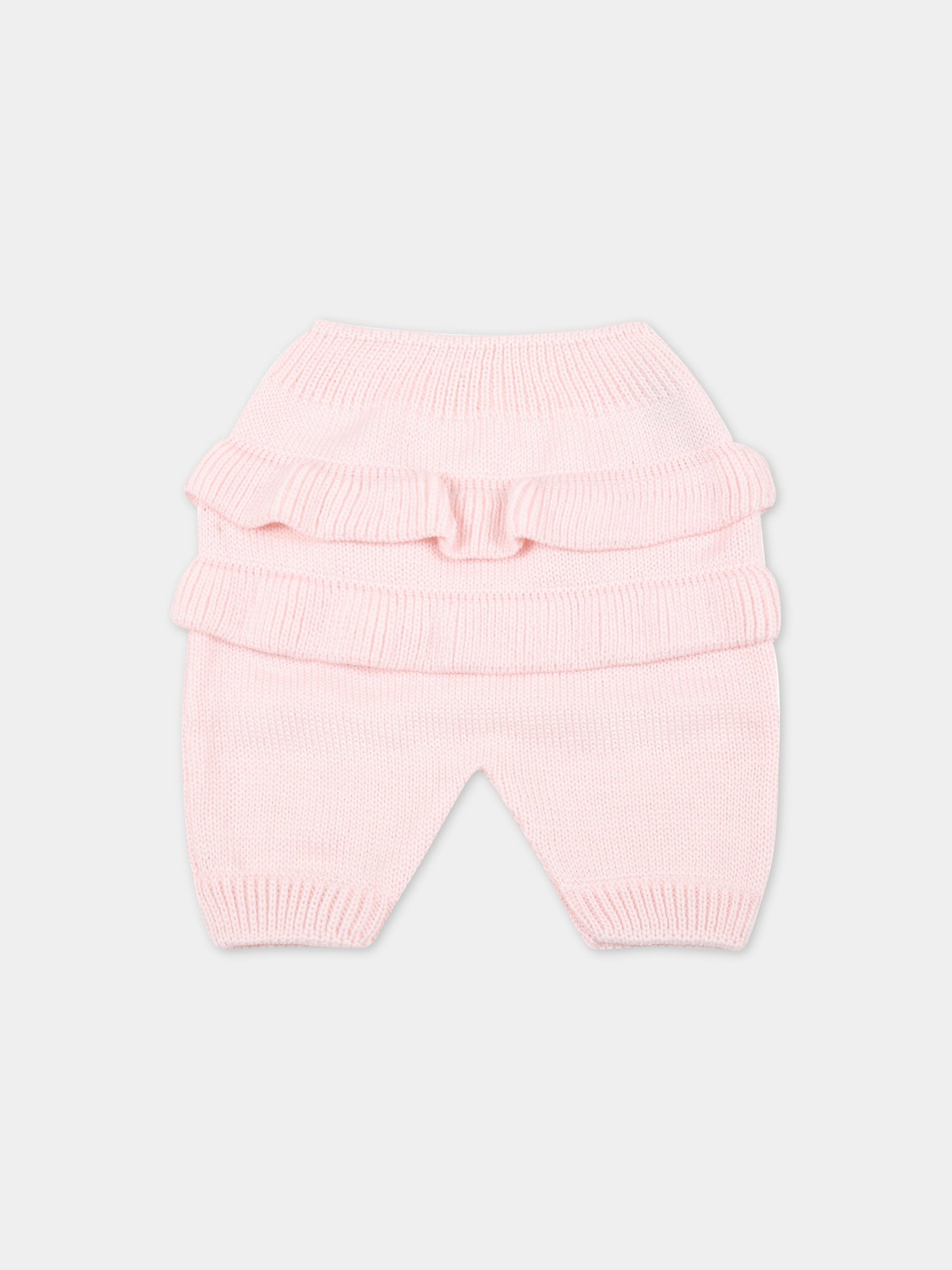 Pantalone rosa per neonata,Little Bear,5008 CIPRIA