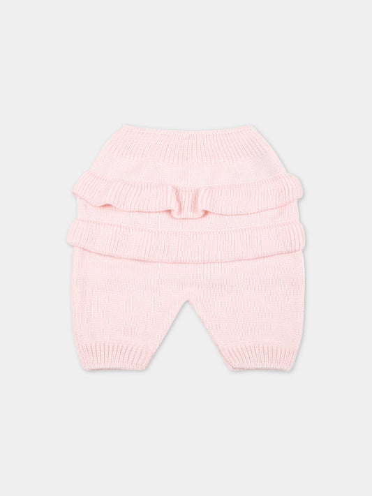 Pantalone rosa per neonata,Little Bear,5008 CIPRIA