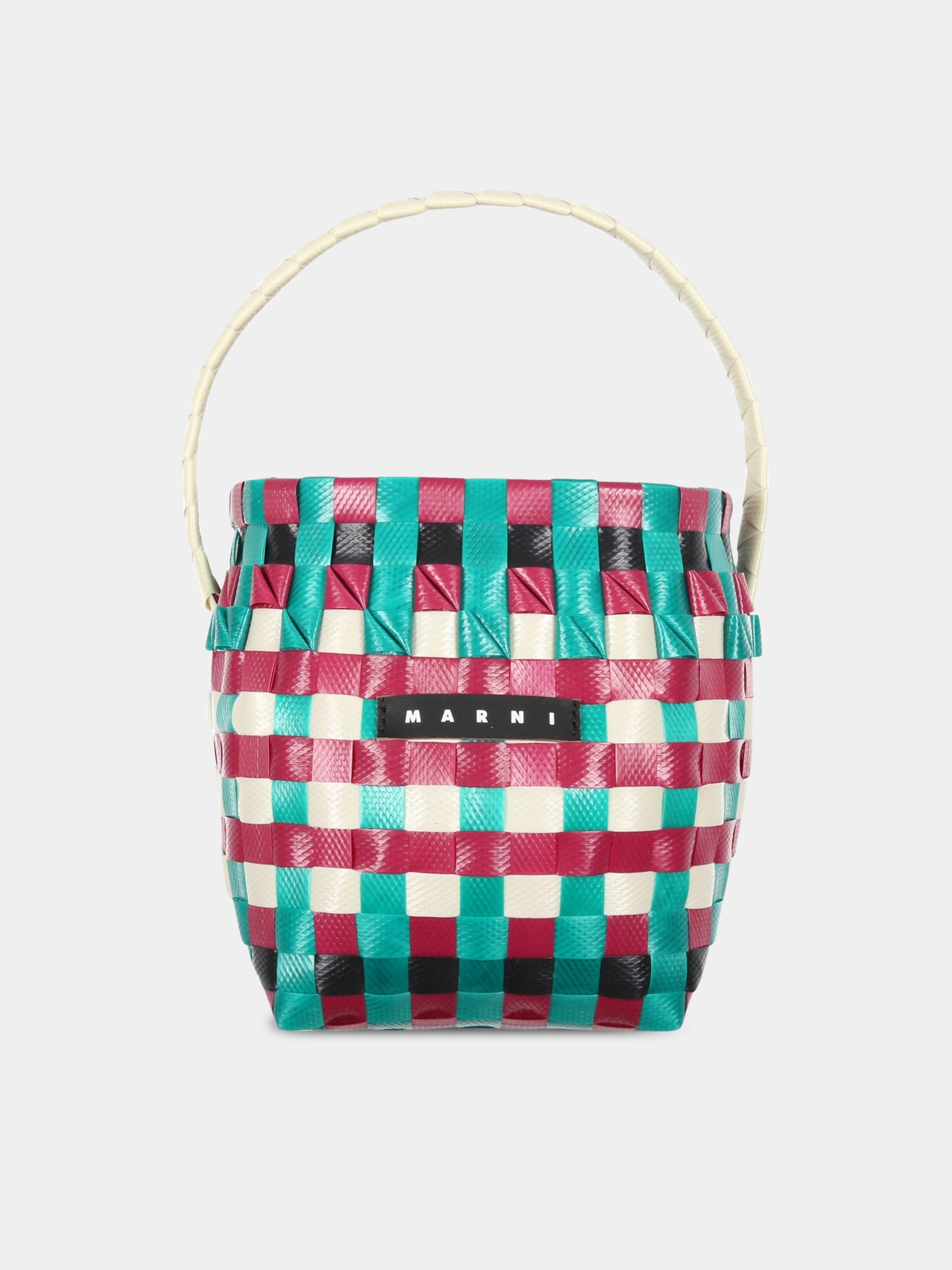 Borsa multicolor per bambina con logo,Marni Kids,M00332 M00IW 0M527