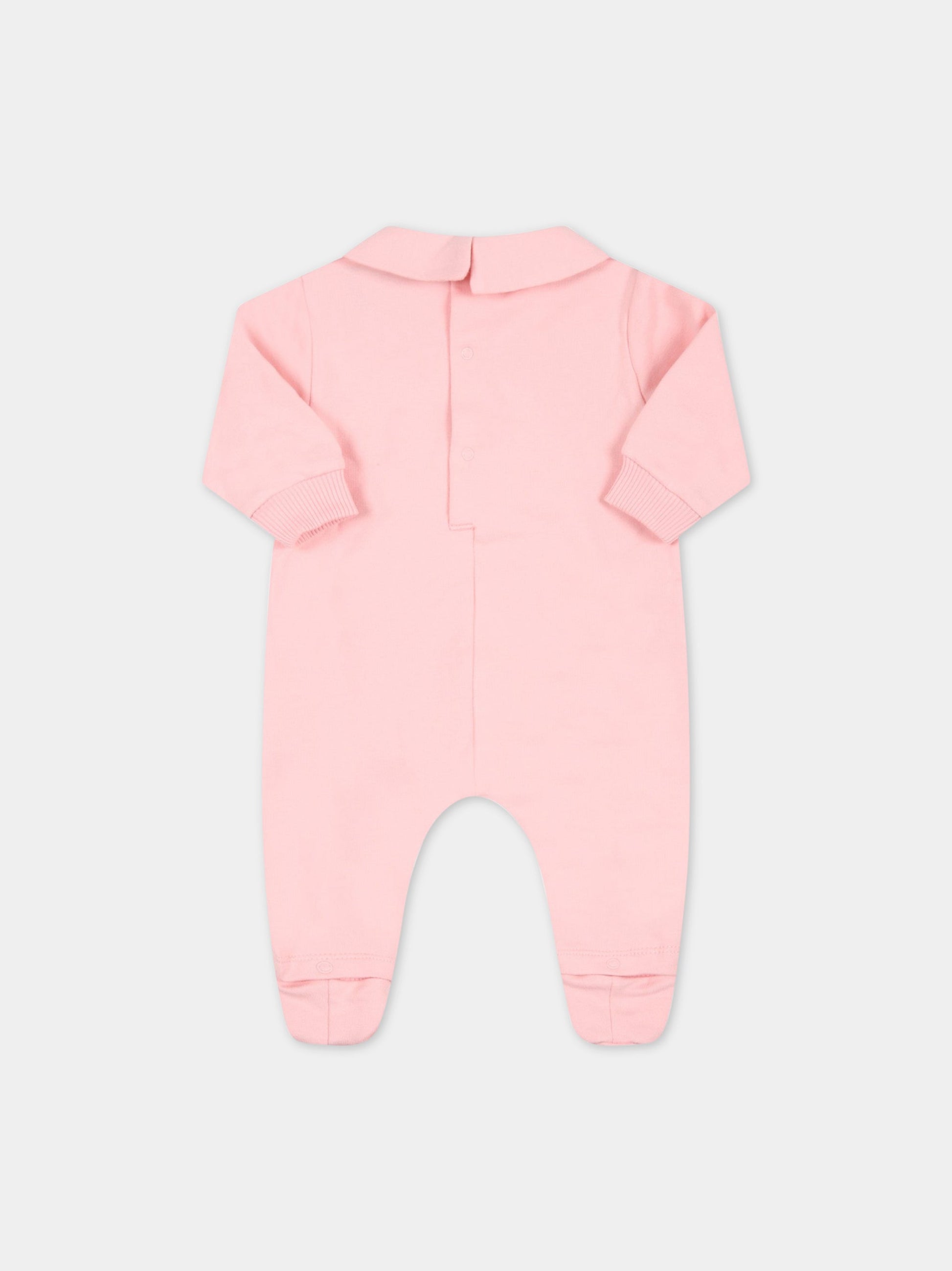 Tutina rosa per neonata con Teddy Bear,Moschino Kids,MUY04A LDA14 50209