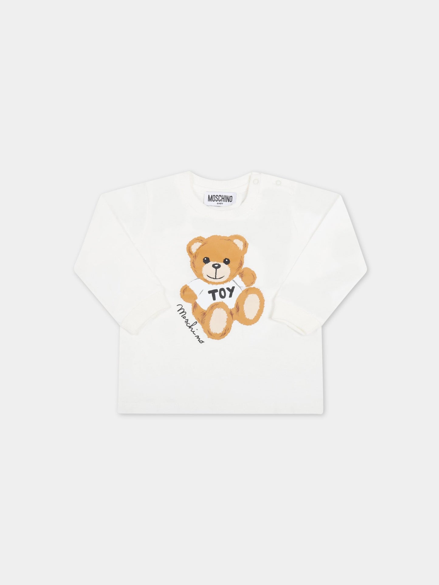 Completo multicolor per neonato con teddy bears,Moschino Kids,MRK02F LAB48 82578