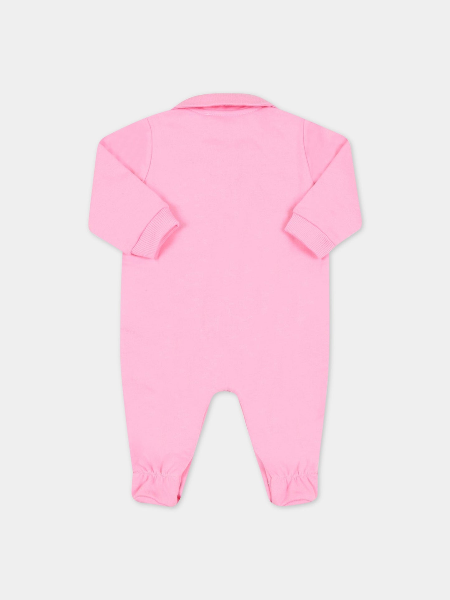Set fucsia per neonata con teddy bear,Moschino Kids,MUY047 LCA40 50206