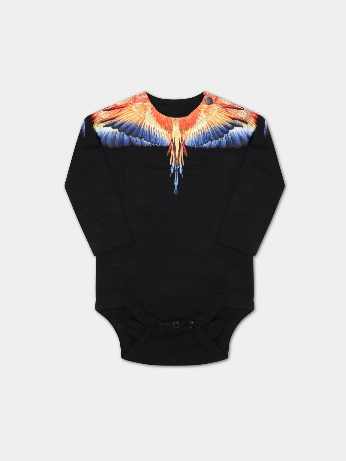 Set multicolor per neonato con ali,Marcelo Burlon Kids,CB2X002F22JER0010110