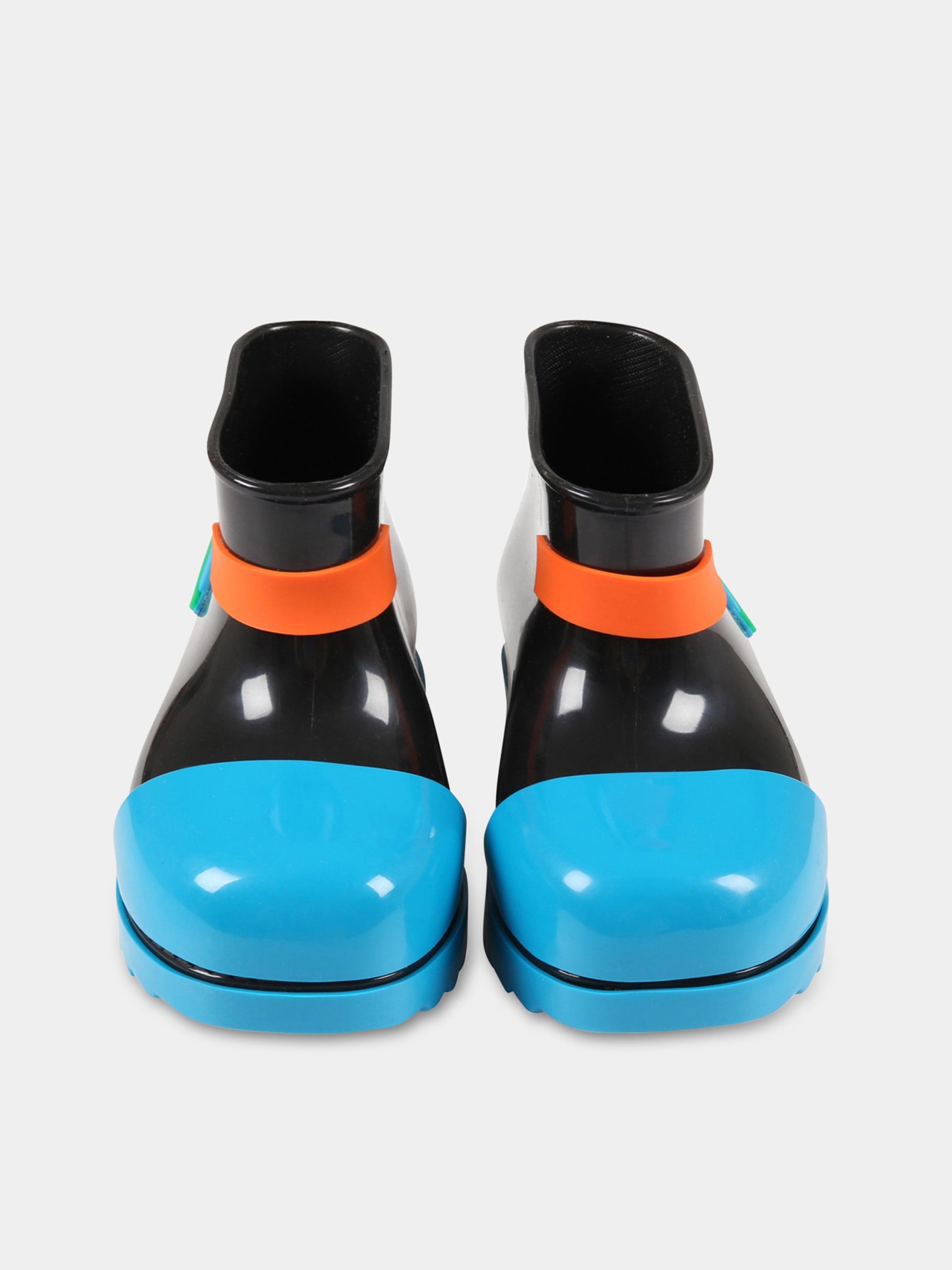 Stivali multicolor per bambino con fiamma,Mini Melissa,33676 AF019 06411