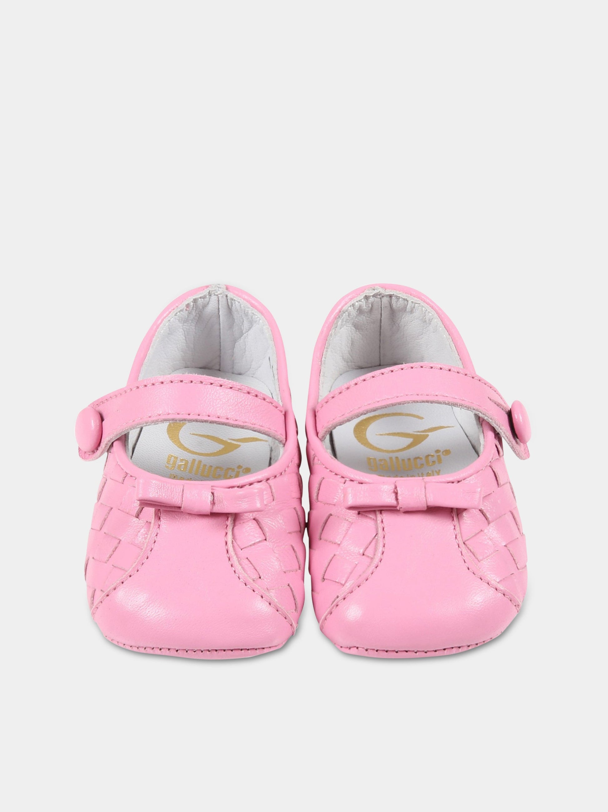 Ballerine rosa per neonata,Gallucci Kids,C00036AM FUCSIA