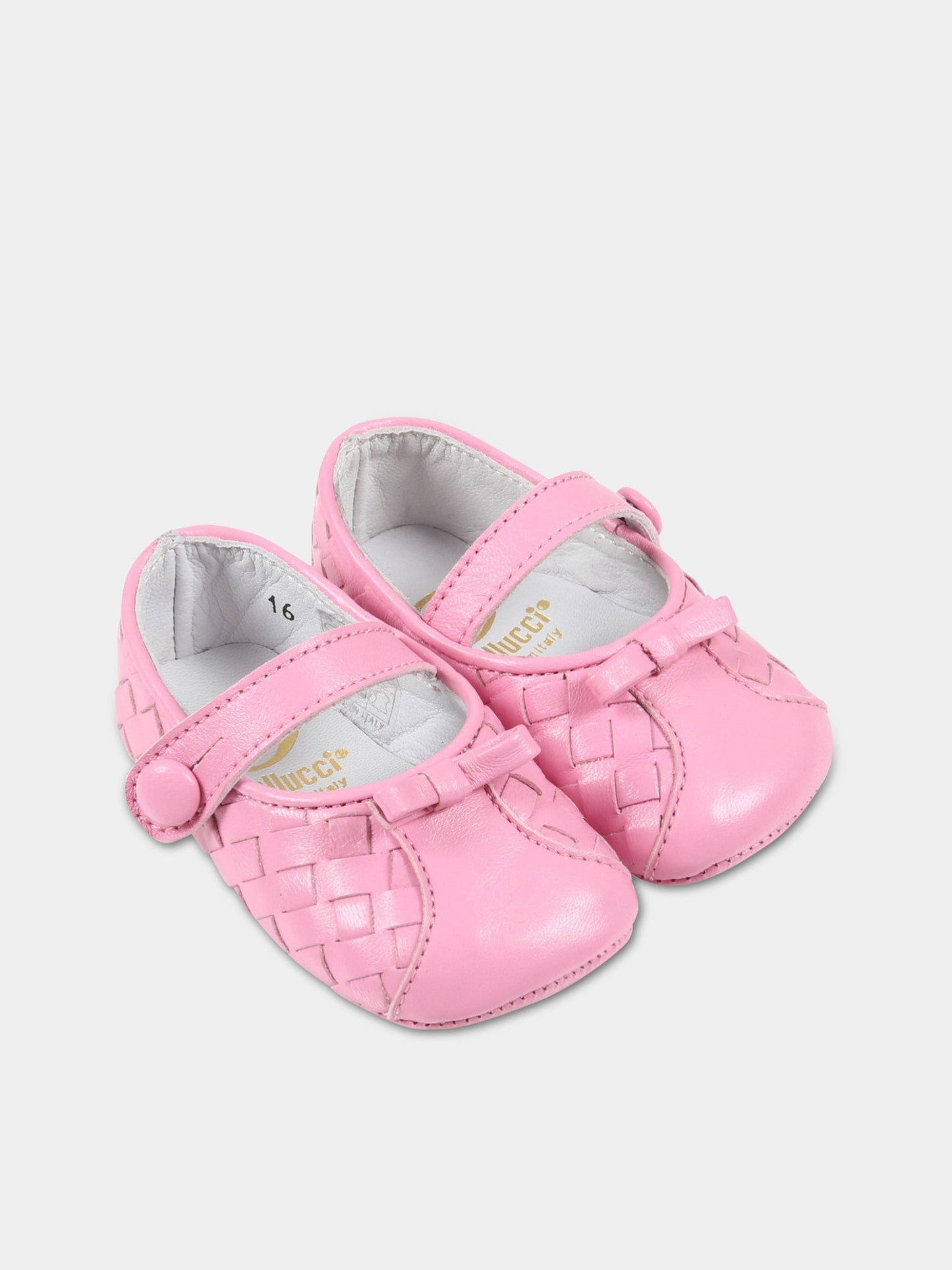 Ballerine rosa per neonata,Gallucci Kids,C00036AM FUCSIA