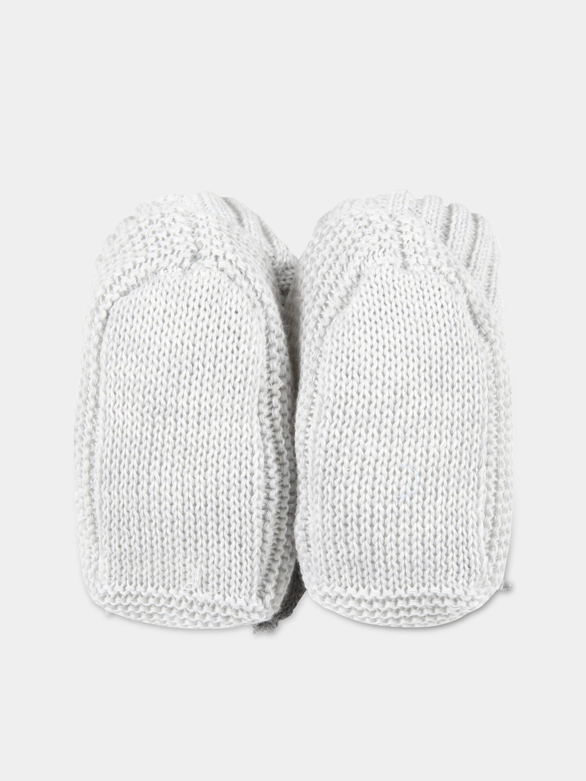 Babbucce grige per neonati,Scaldacuore X Coccolebimbi,NU15 ATENE/SILBER