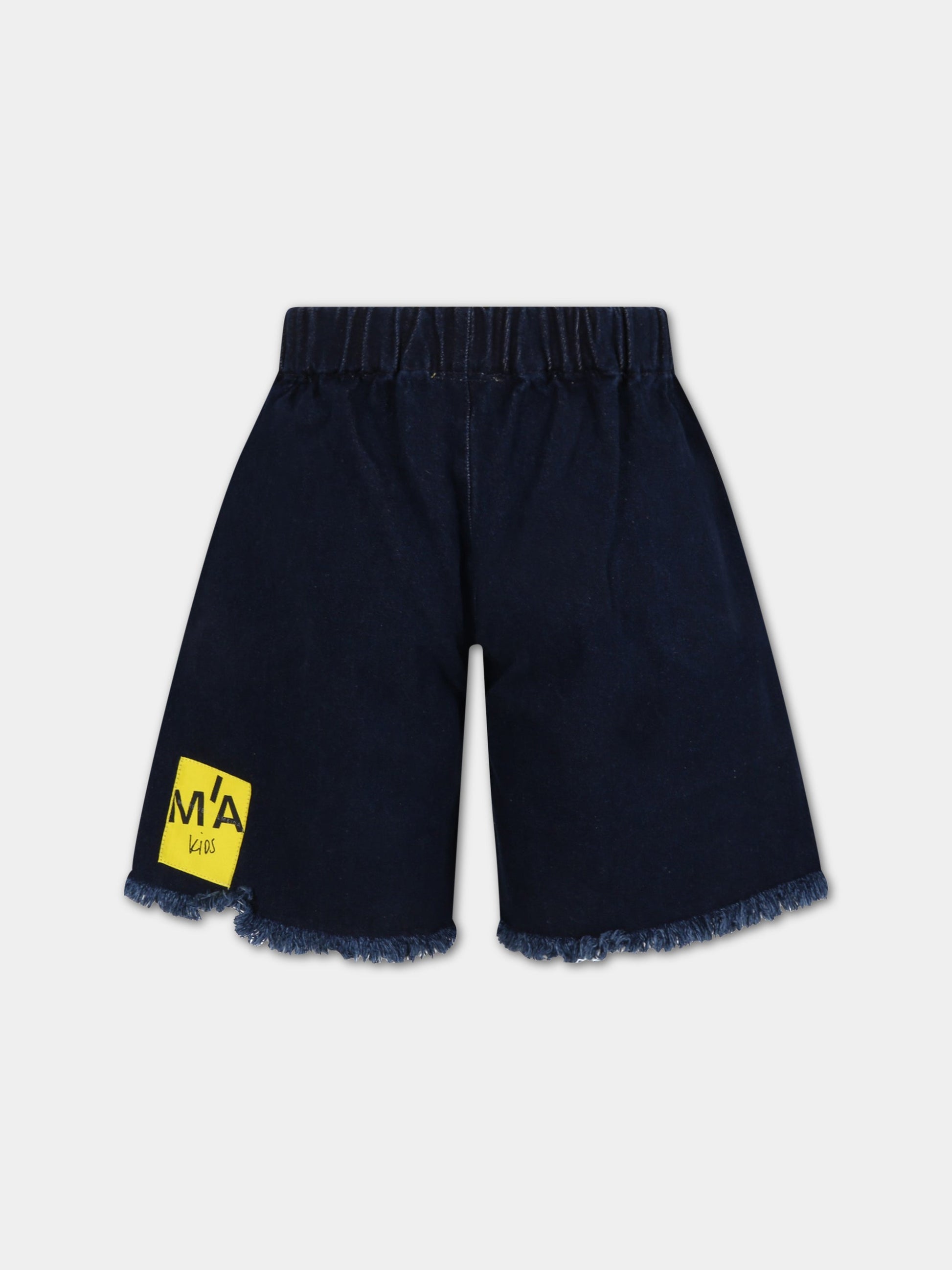 Short blu per bambina,Marques Almeida,CORETR0171DNM