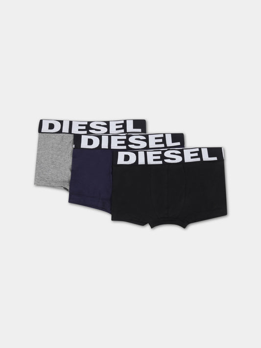 Set multicolor per bambino con logo,Diesel,00J575 0WBAE K9007