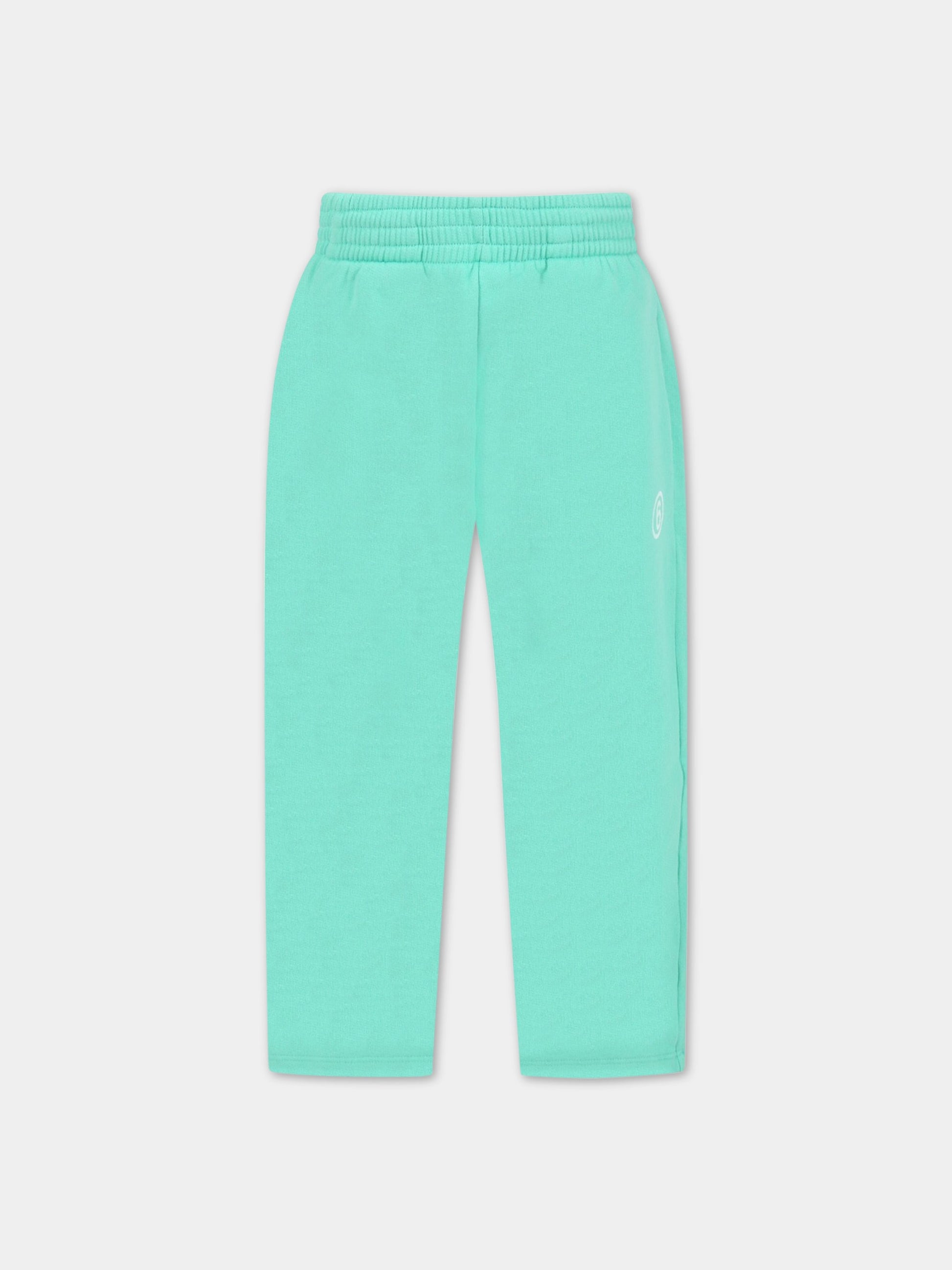 Pantalone verde acqua per bambina,Mm6 Maison Margiela,M60018 MM006 M6502