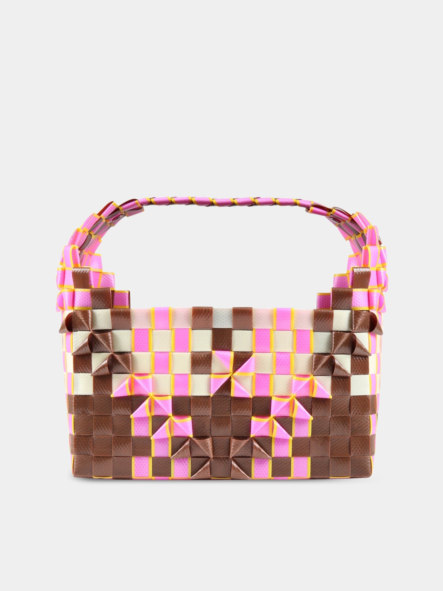 Borsa marrone per bambina con logo,Marni Kids,M00815 M00IW 0M334