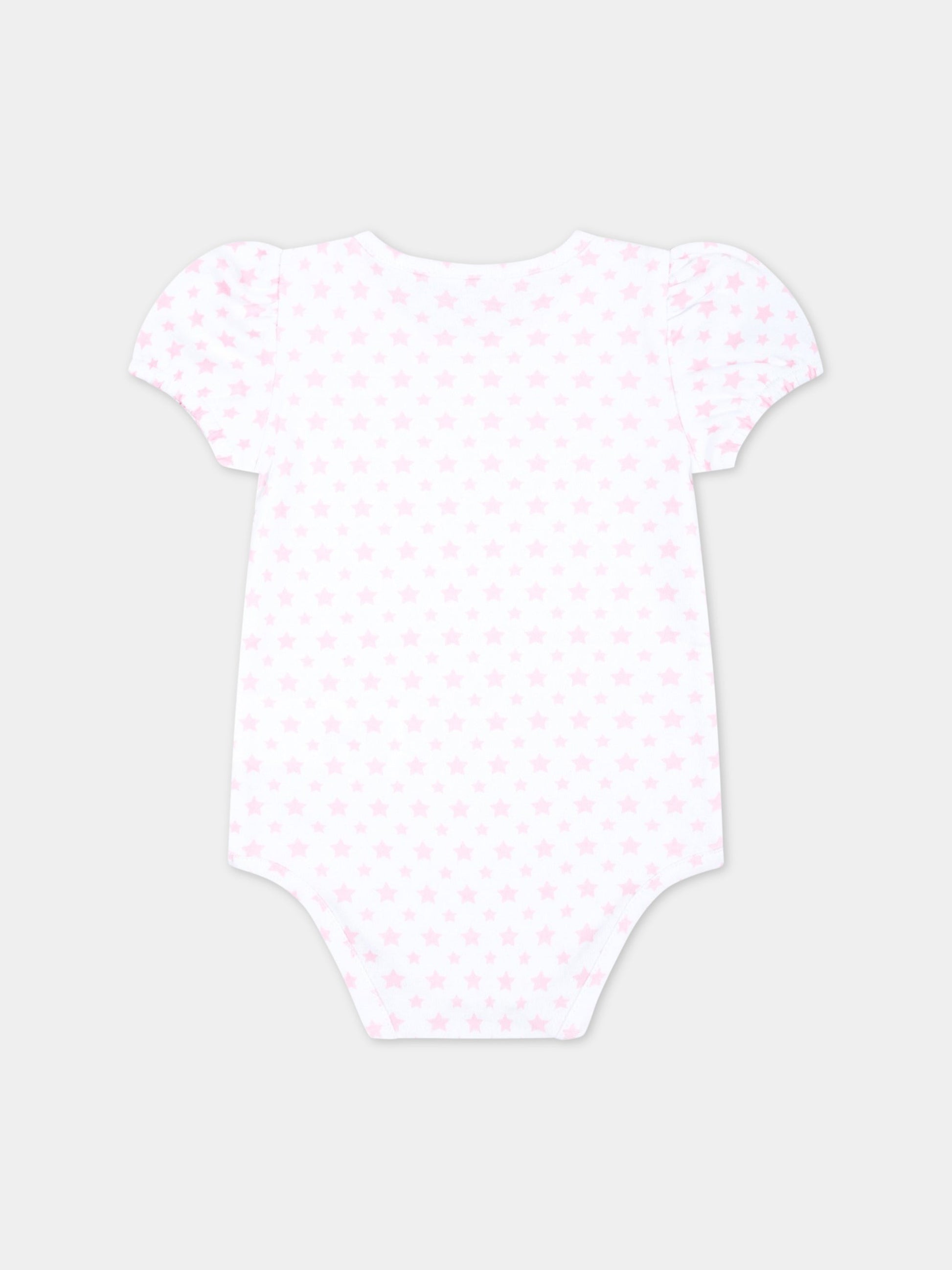 Completo multicolor per neonata con iconico occhiolino e stelle,Chiara Ferragni Collection,55A503 1001 9990