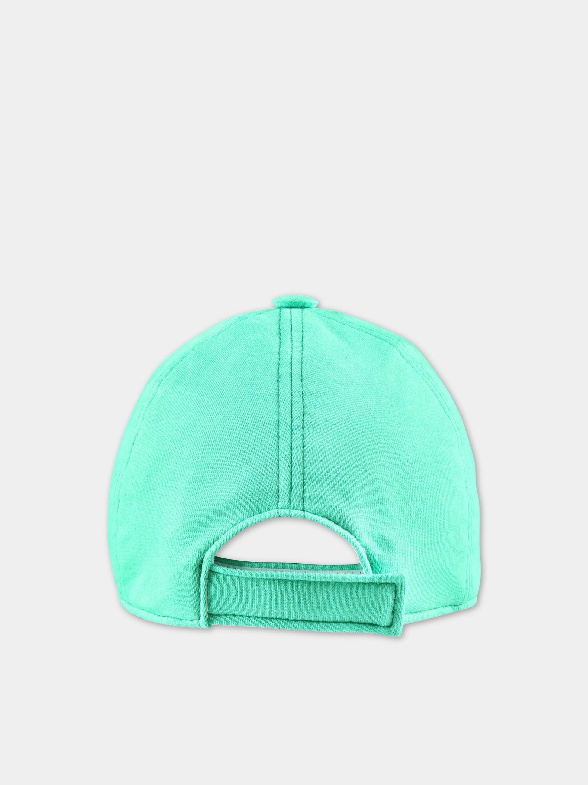 Cappello verde per bambina con logo fucsia,Chiara Ferragni Collection,59A002 1250 026F