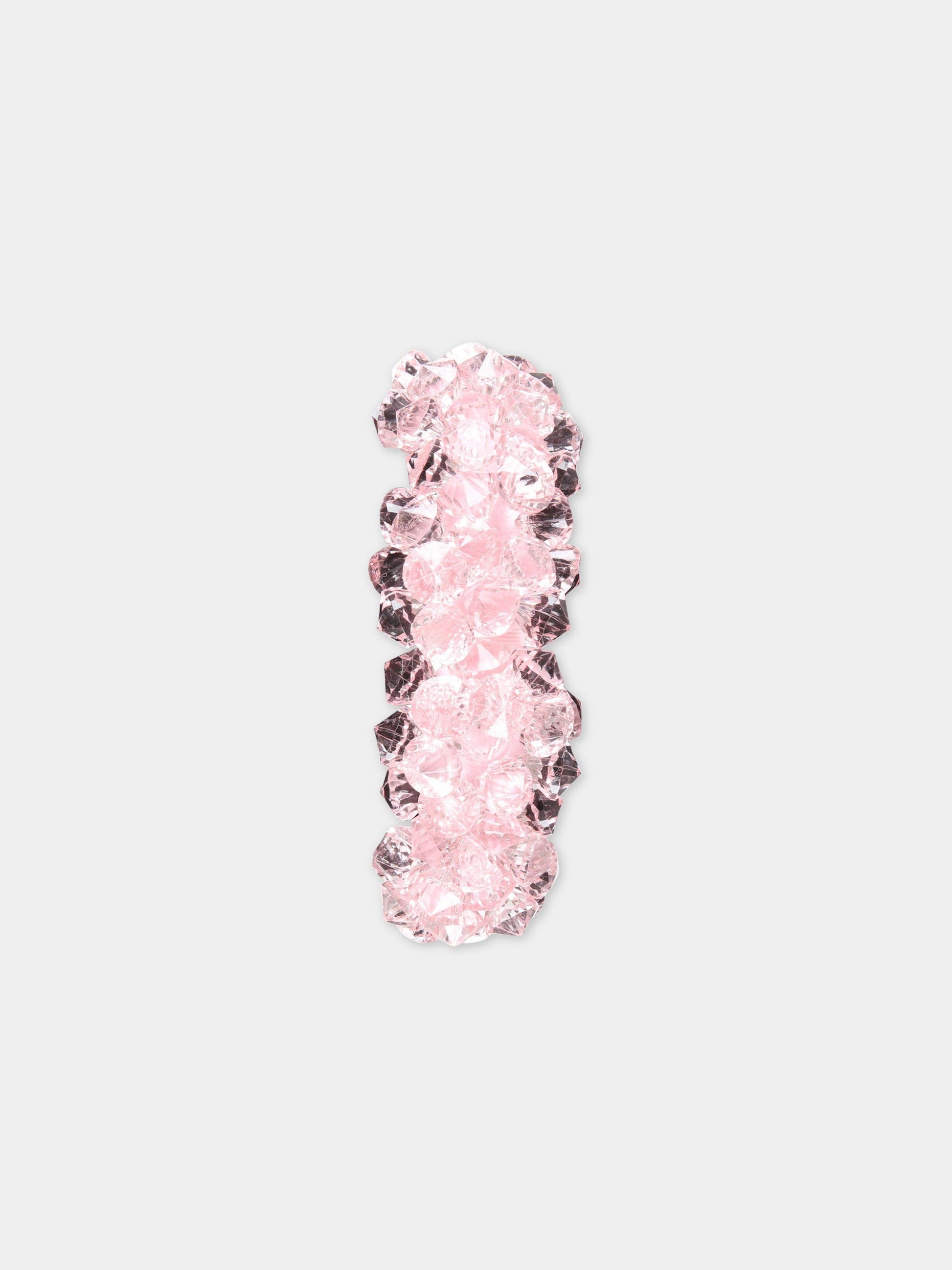 Cerchietto rosa per bambina con diamanti,Monnalisa,79A000 1075 0091