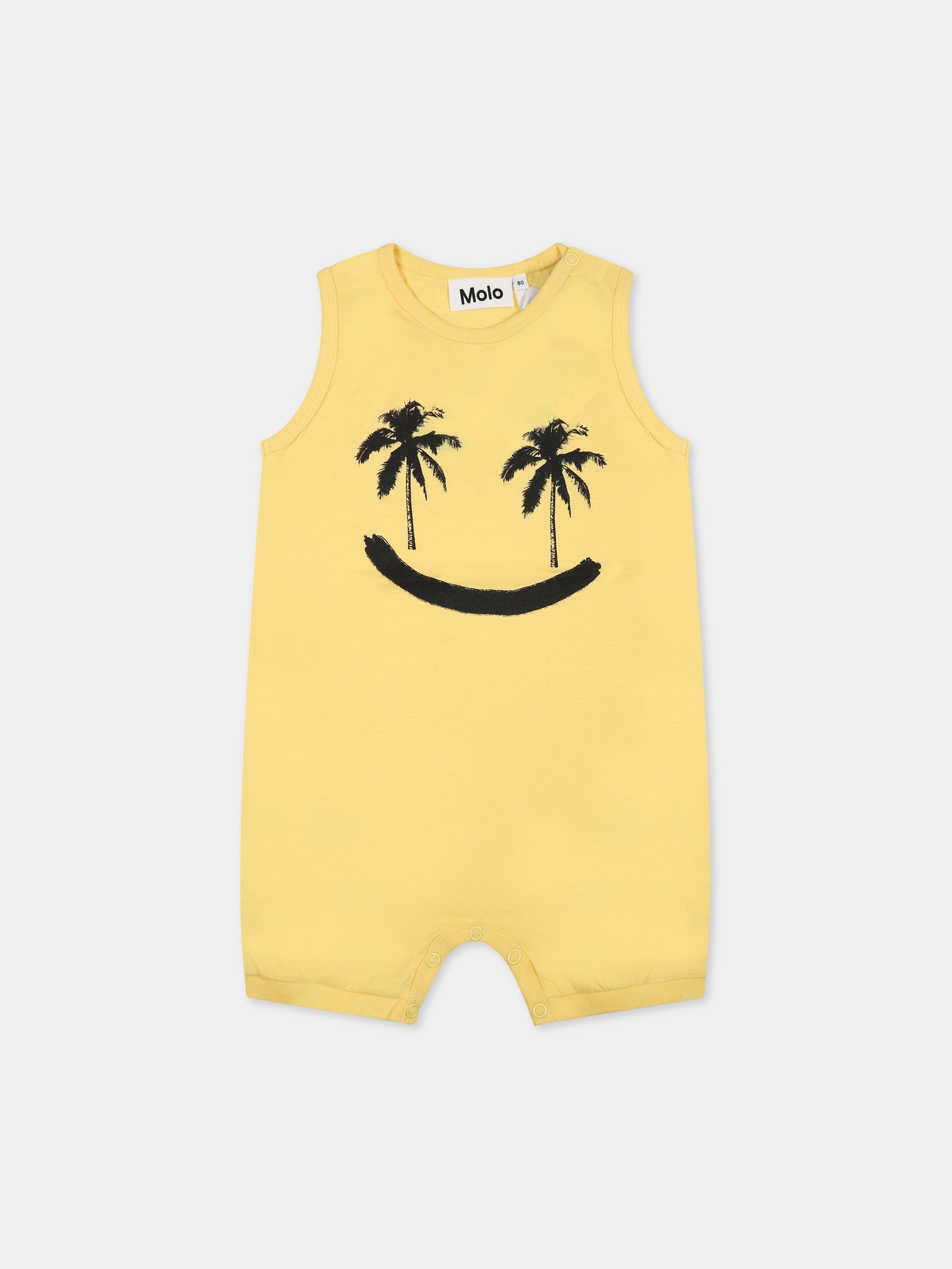 Pagliaccetto giallo per neonati con faccina,Molo,6S23B403 8720