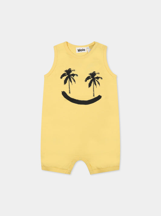 Pagliaccetto giallo per neonati con faccina,Molo,6S23B403 8720