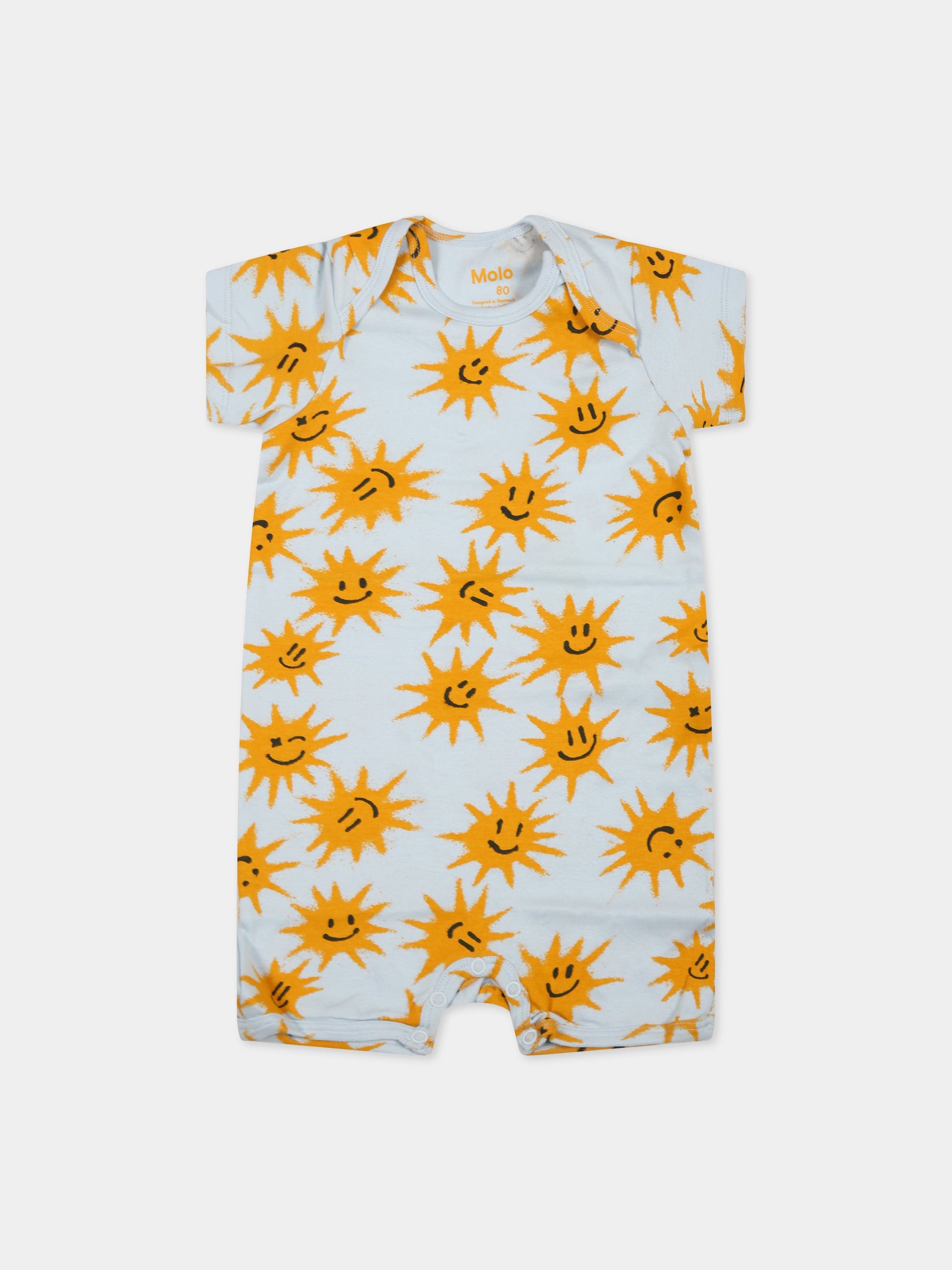 Paglaiccetto celeste per neonati con stampa sole,Molo,6S23B404 6754