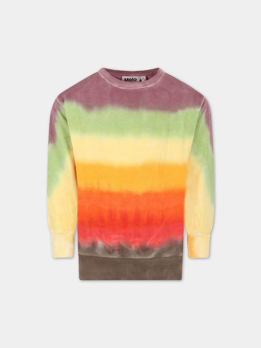 Felpa multicolor per bambini con patch,Molo,6S23J203 5961