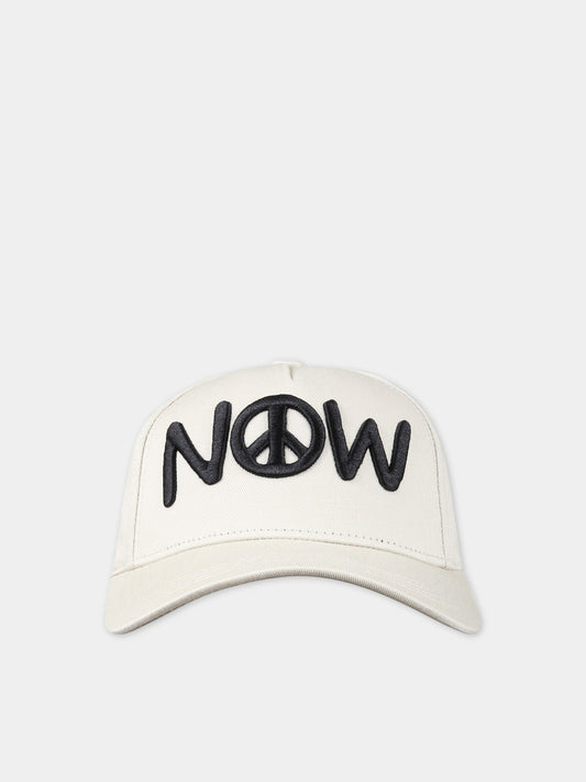 Cappello beige per bambino con scritta Now,Molo,7S23T304 8718