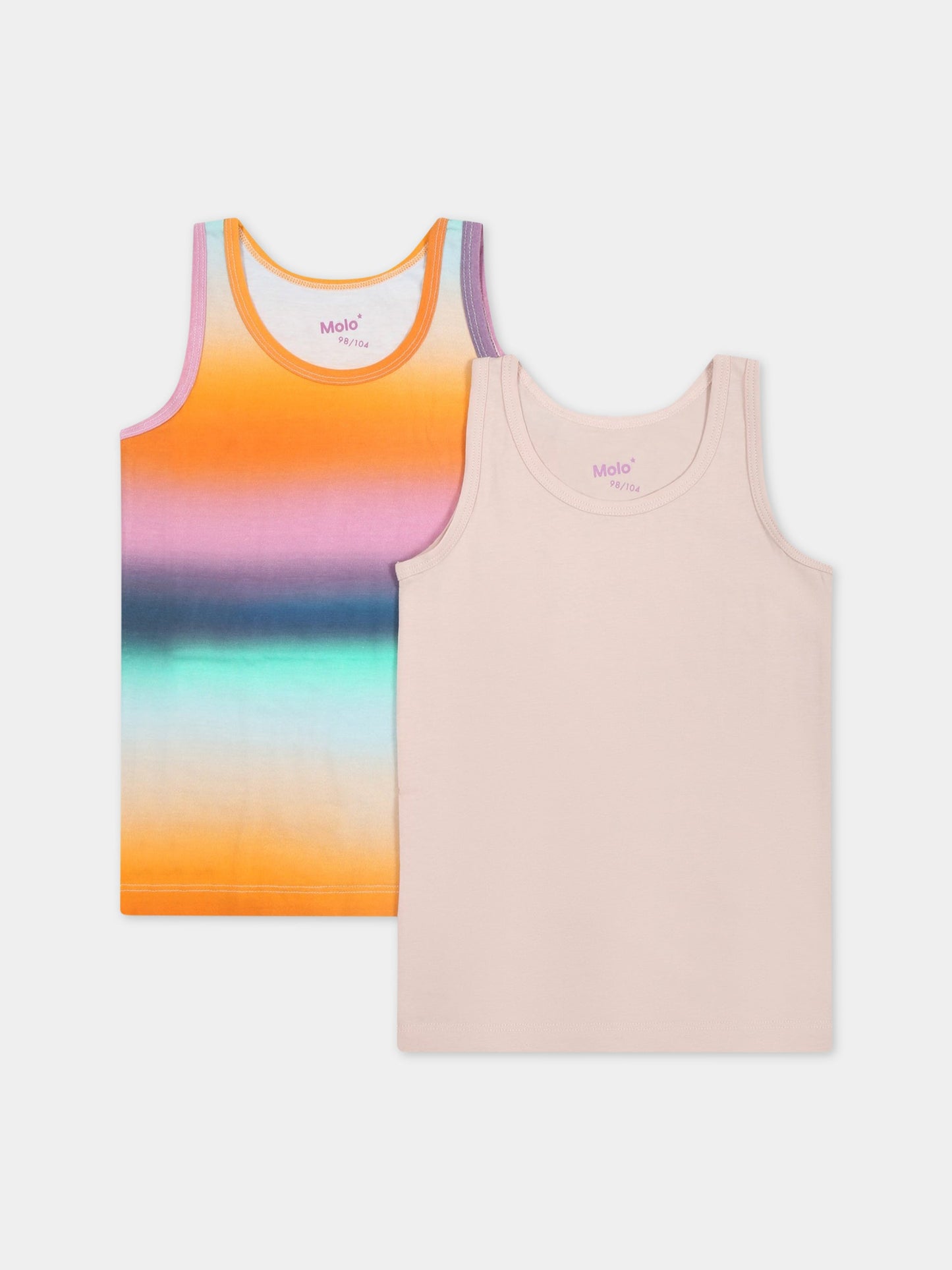 Set multicolor per bambina con patch logato,Molo,2S23Q802 6819