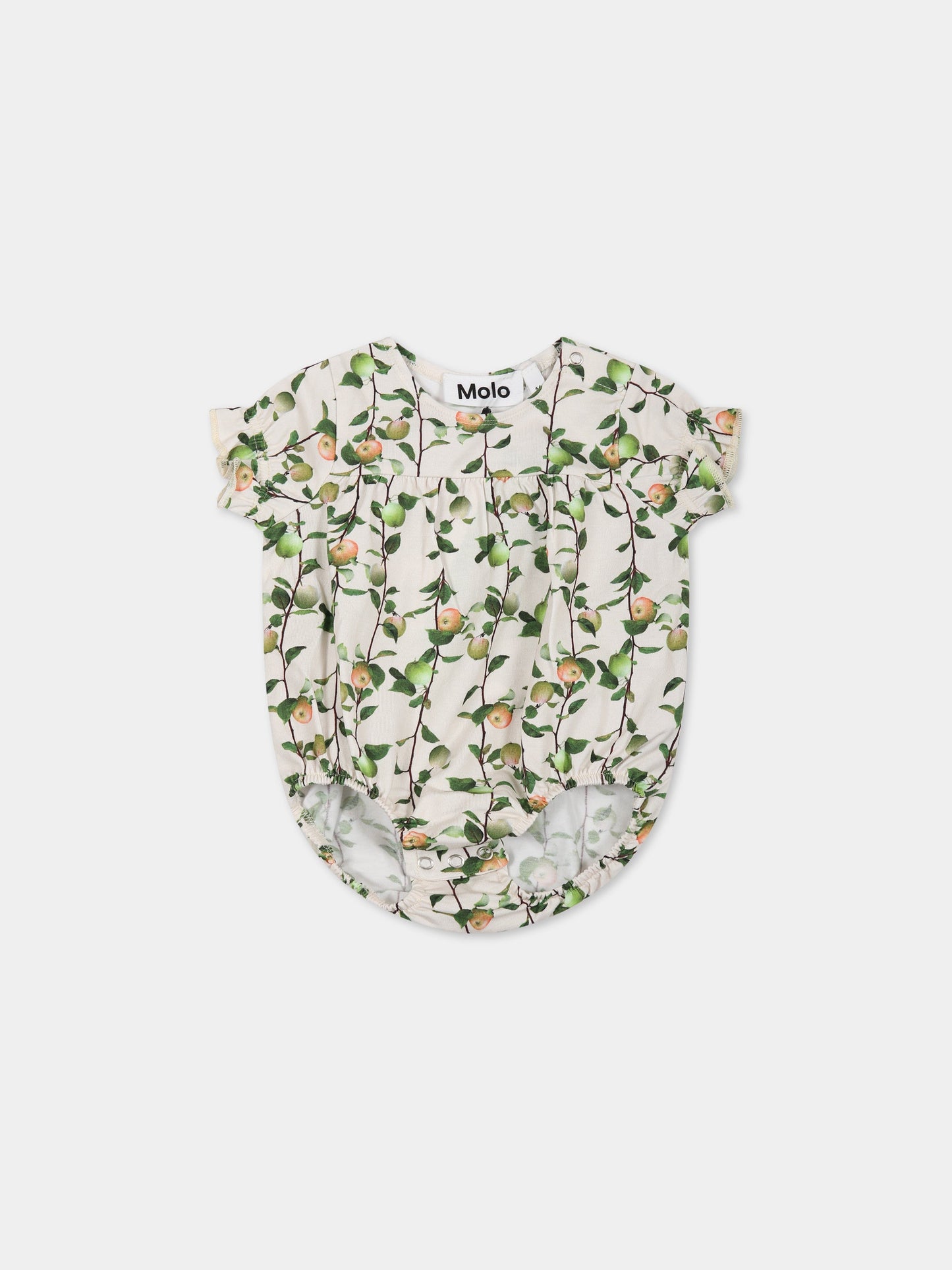 Body multicolor per neonata con stampa mele,Molo,4S23B401 6772