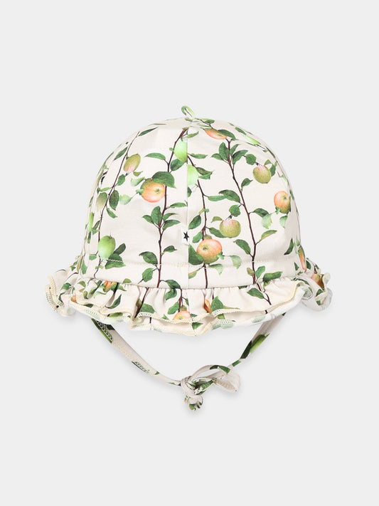 Cloche multicolor per neonata con stampa e logo,Molo,7S23T206B 6772