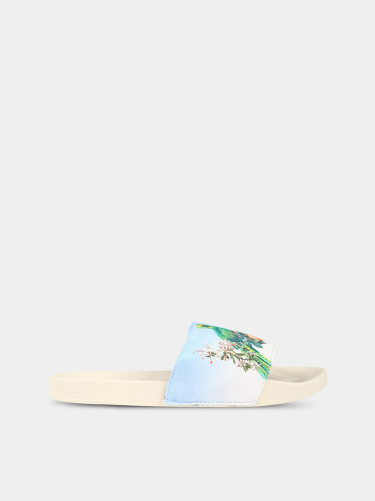 Sandali multicolor per bambina con stampa,Molo,7S23U202 7881