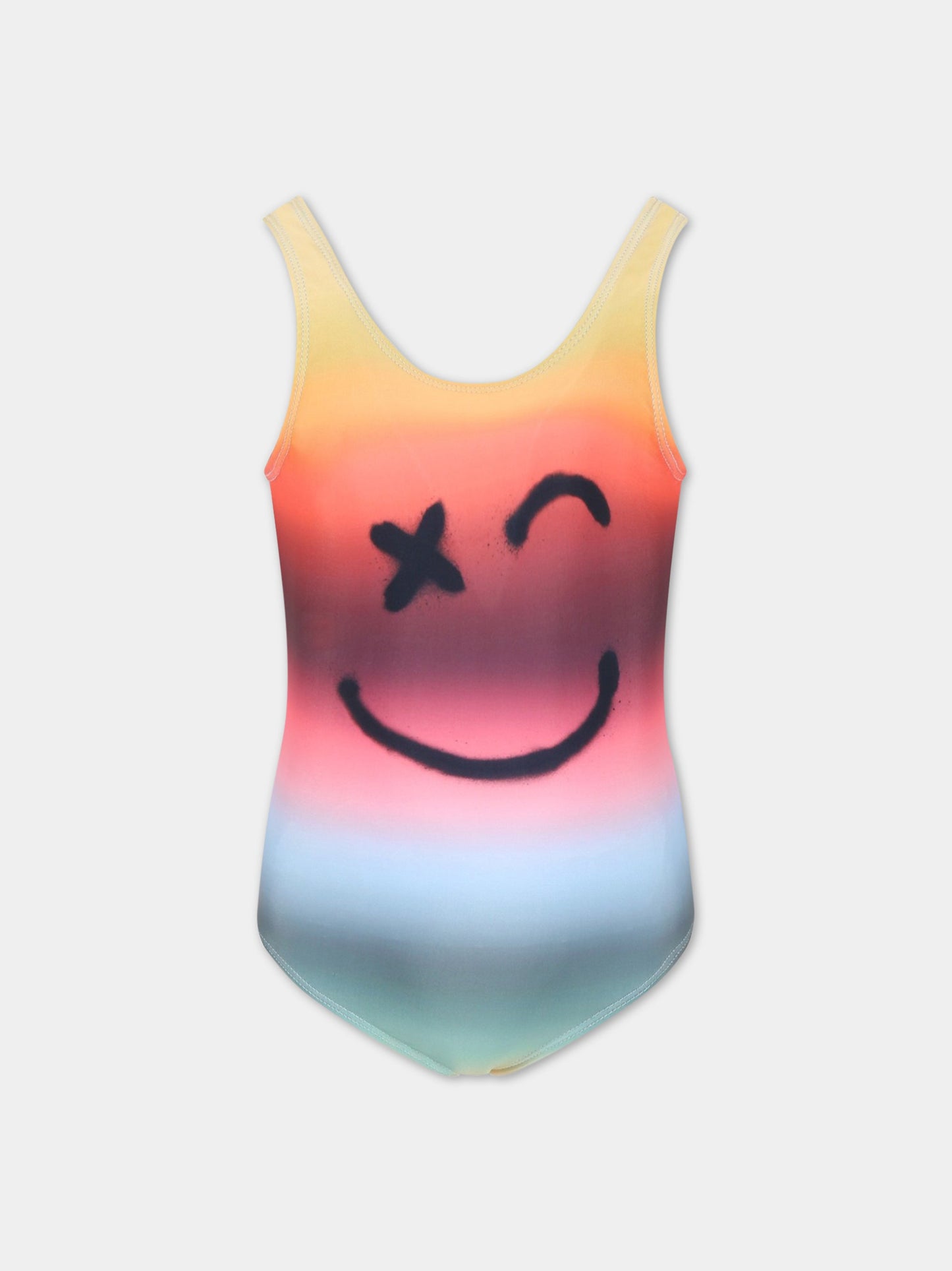 Costume multicolor da bagno per bambina con smile,Molo,8S23P510 7879