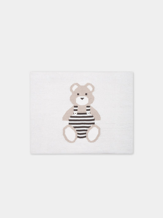 Coperta bianca per neonati,Little Bear,6124 BIANCO