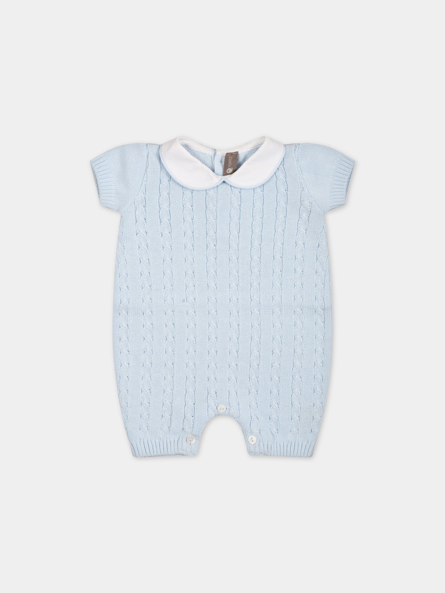 Pagliaccetto celeste per neonato,Little Bear,6117 CIELO