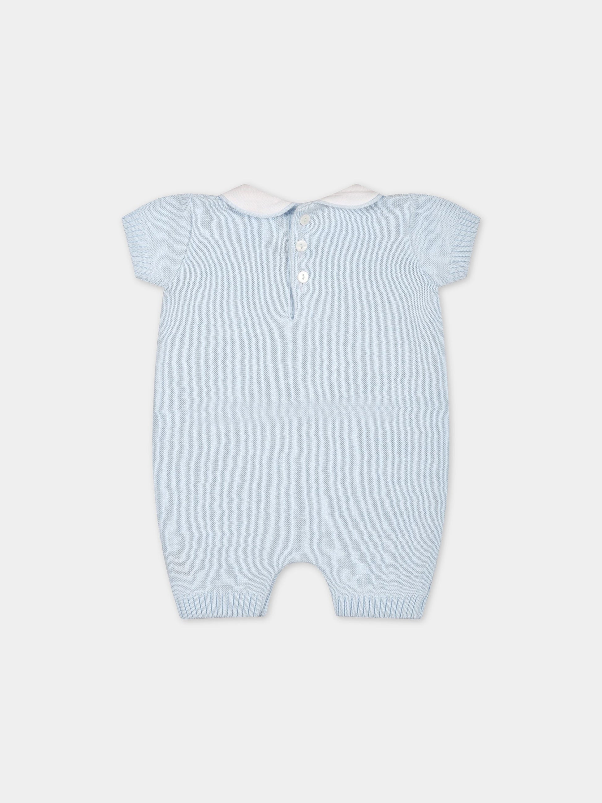 Pagliaccetto celeste per neonato,Little Bear,6117 CIELO