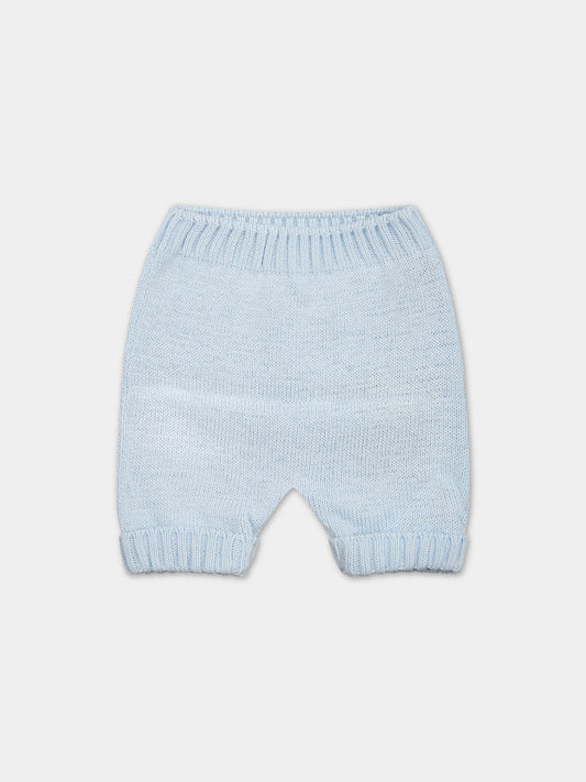 Pantaloni celesti per neonato,Little Bear,6005 CIELO