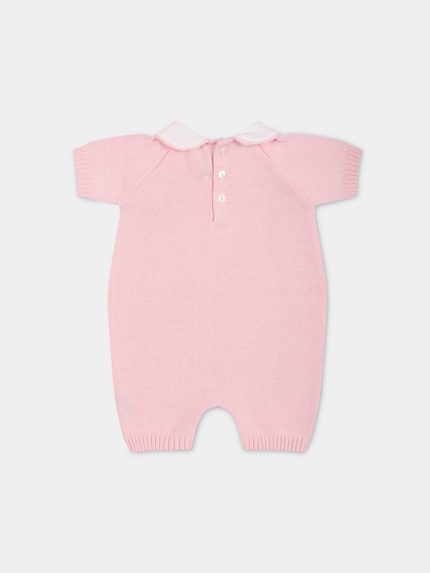 Pagliaccetto rosa per neonata,Little Bear,6111 ROSA