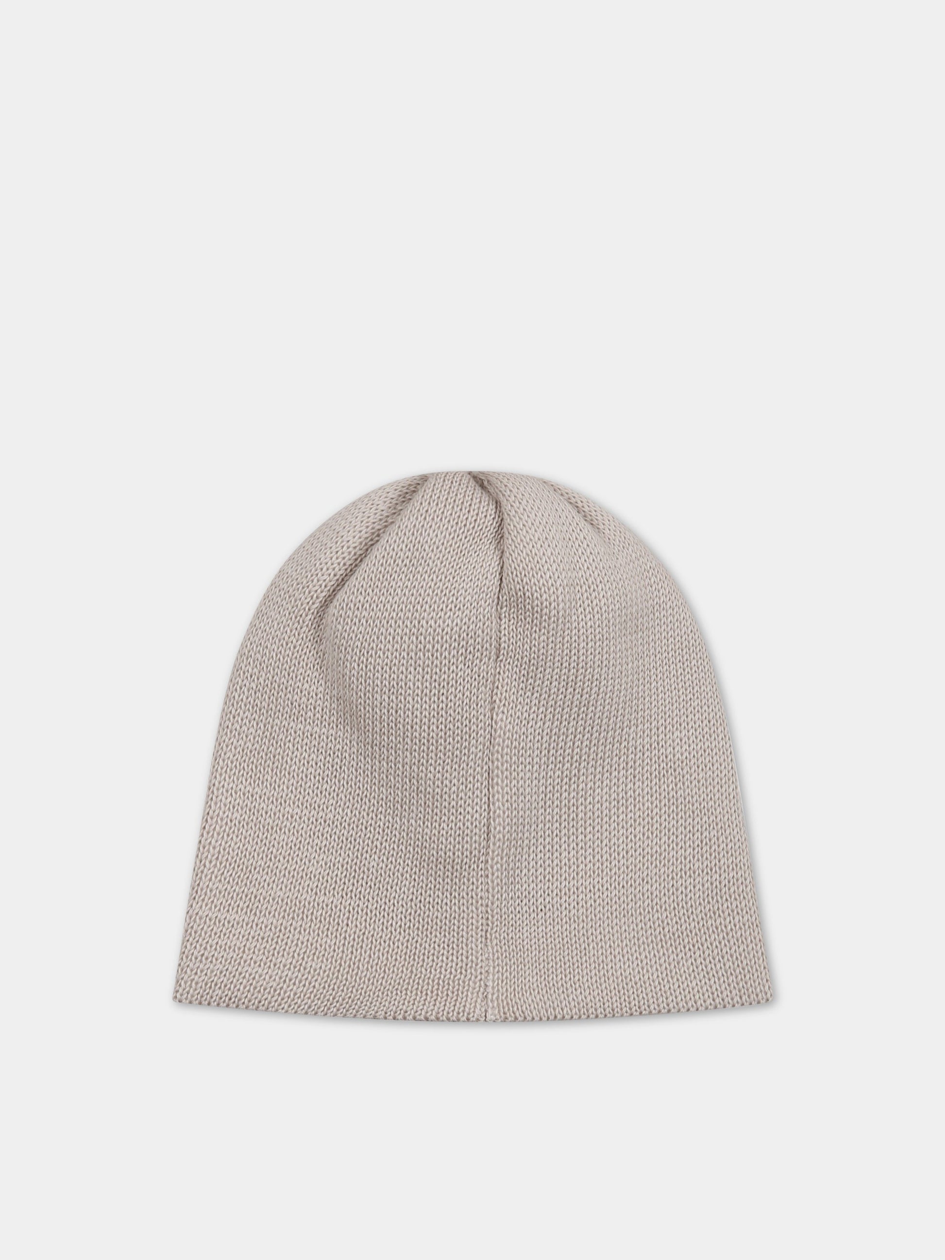 Cappello beige per neonati,Little Bear,6107 CORDA/BIANCO