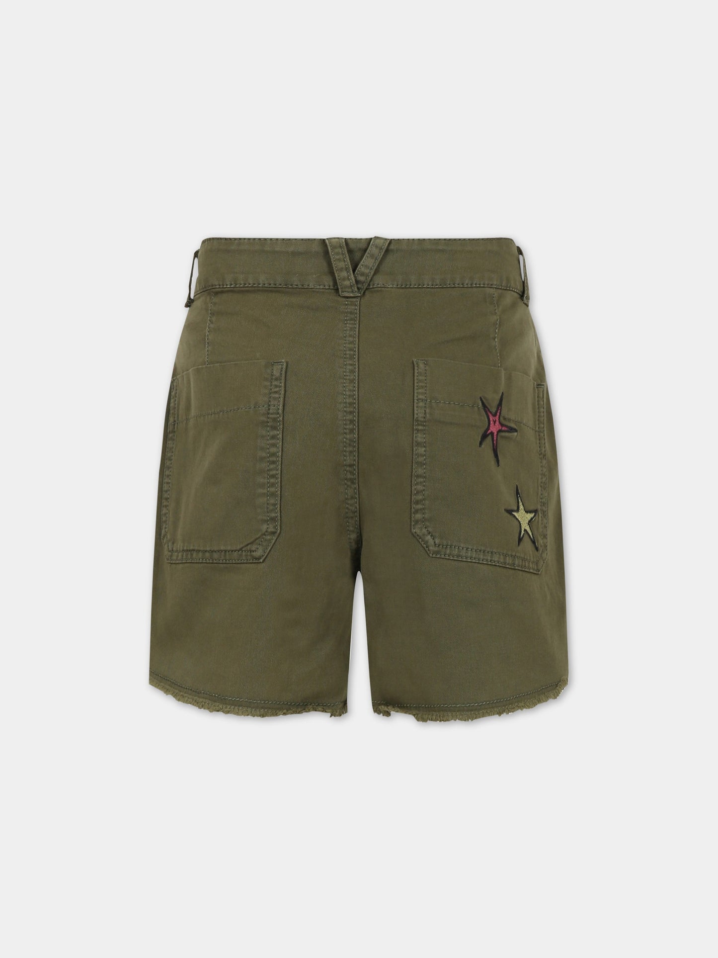Short casual verde per bambina,Zadig & Voltaire Kids,X14166 656