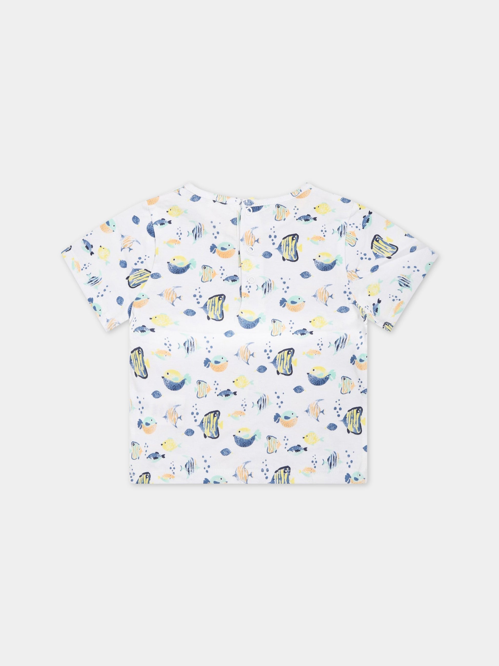 Completo multicolor per neonato con stampa e logo,Carrement Beau,Y08078 V45