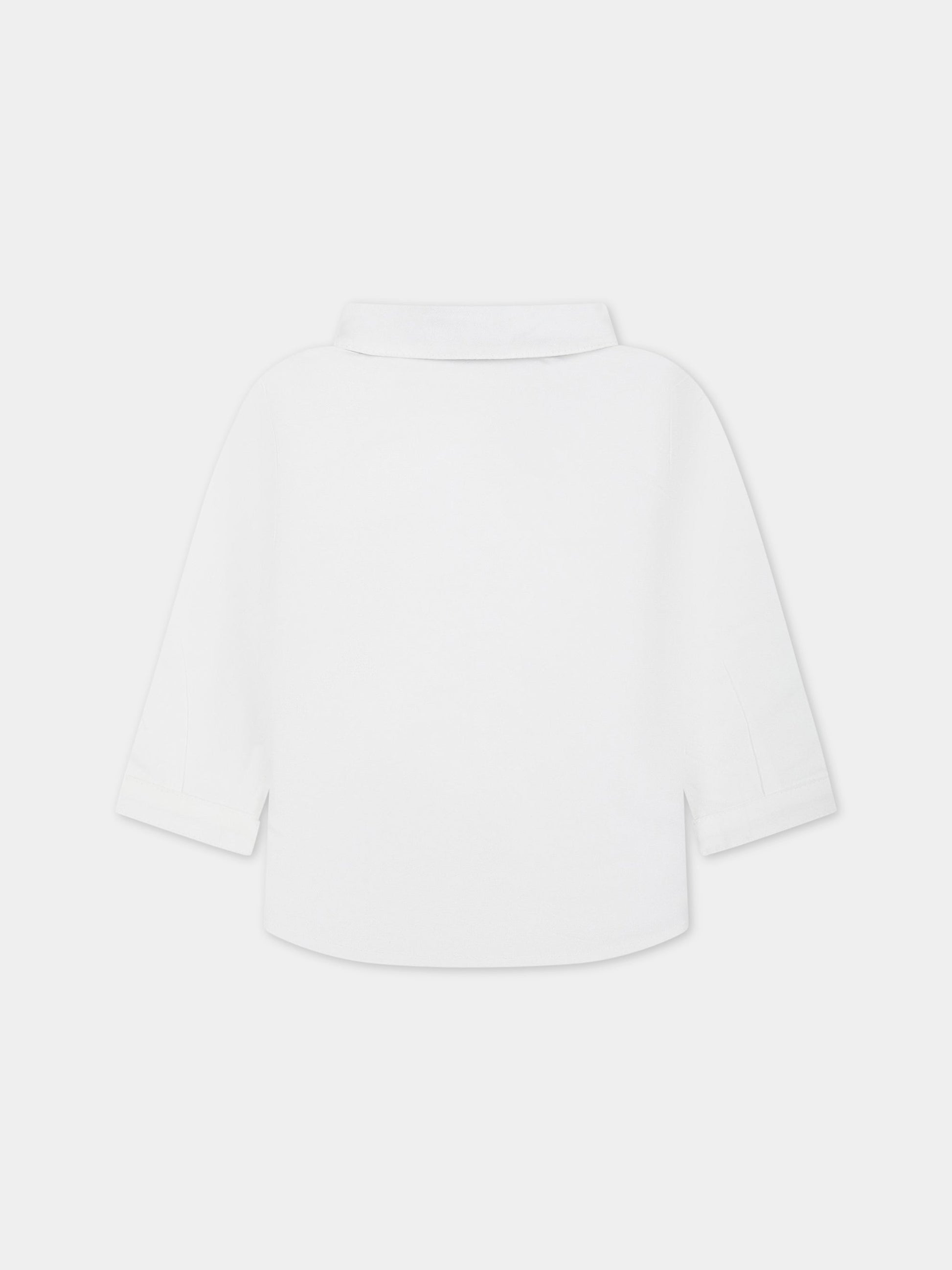 Camicia bianca per neonato con papillon,Carrement Beau,Y05226 10P