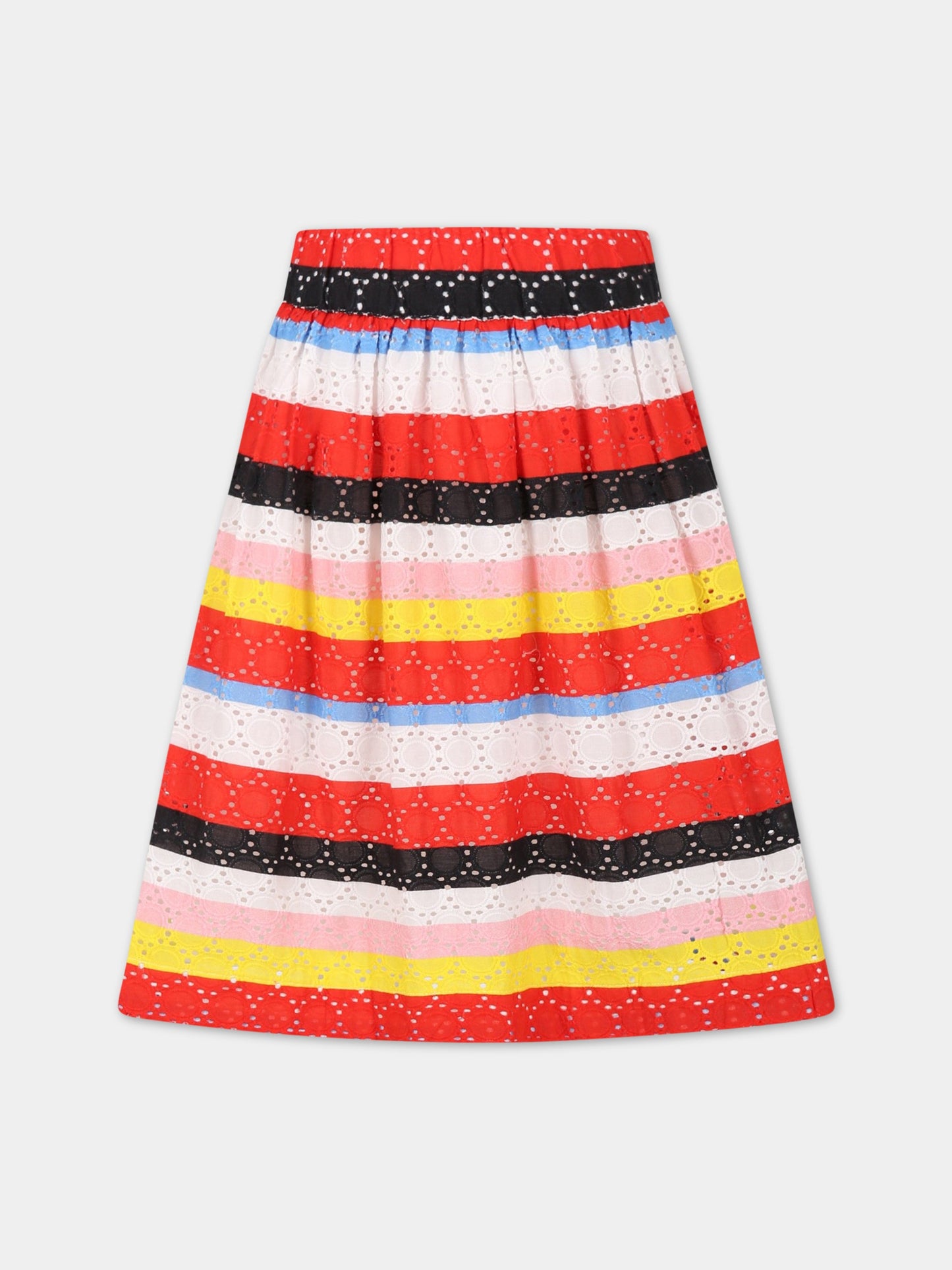 Gonna multicolor per bambina con logo,Sonia Rykiel Paris,A13001 Z41