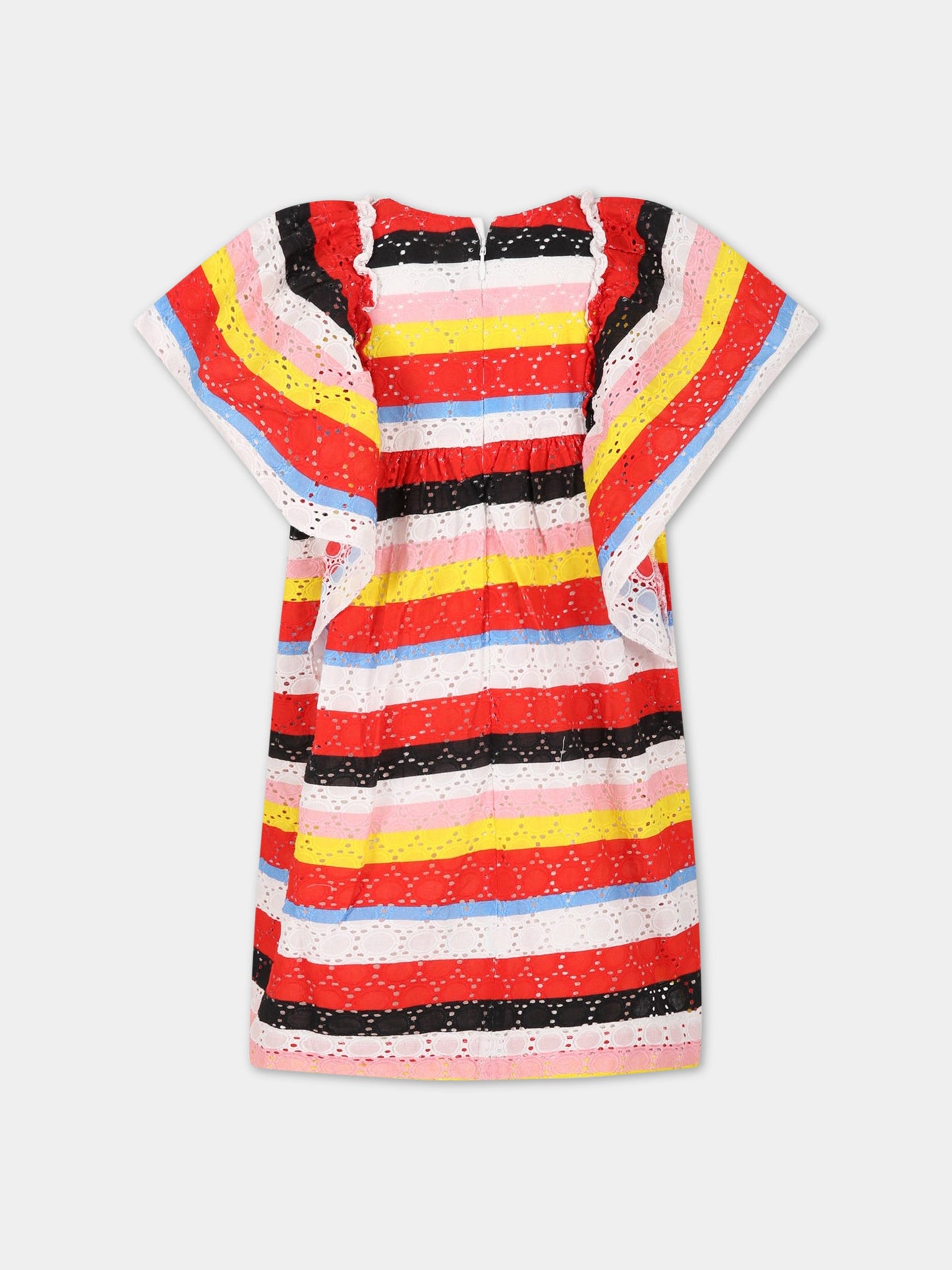 Vestito multicolor per bambina con logo,Sonia Rykiel Paris,A12000 Z41
