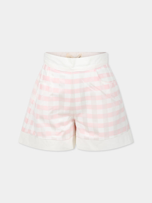 Shorts rosa per neonata,Le Petit Coco,LFBE027 CQ304 C004