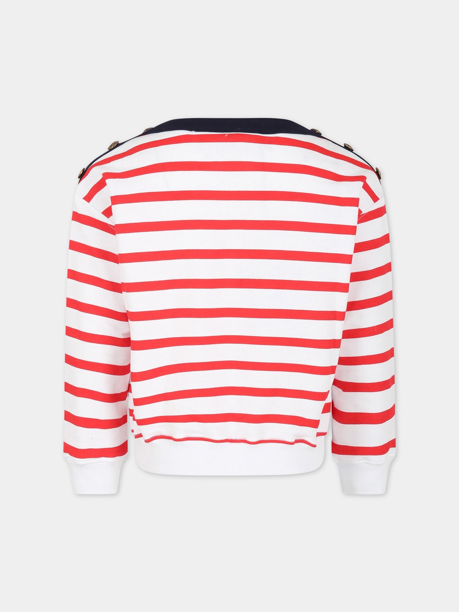 Felpa multicolor per bambina con logo,Philosophy,PJFE125 FE144 B020