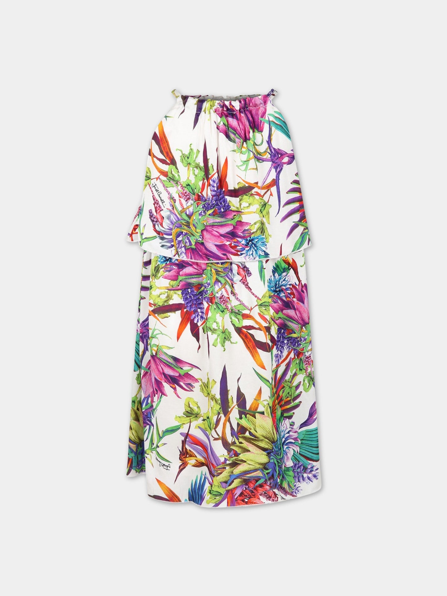 Vestito elegante multicolor per bambina,Just Cavalli,JFAB002 VI22 D005