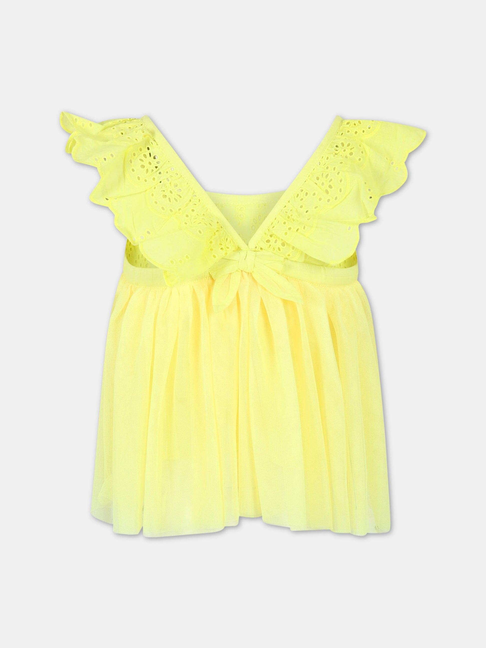 T-shirt gialla per bambina,Billieblush,U15B40 549